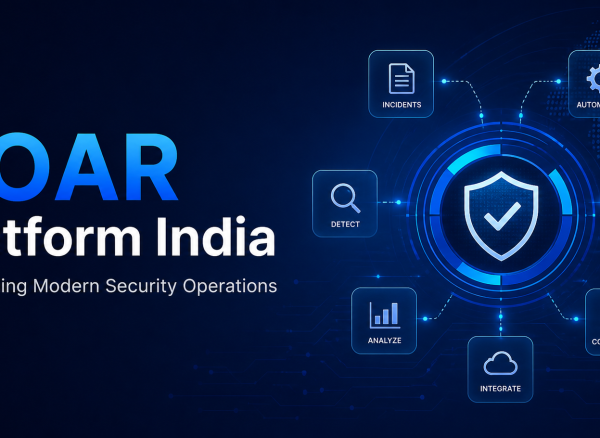 SOAR platform India dashboard showing automated SOC cybersecurity operations and threat response