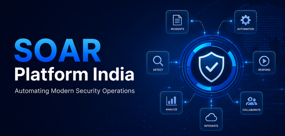 SOAR platform India dashboard showing automated SOC cybersecurity operations and threat response