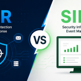 XDR vs SIEM comparison showing differences in threat detection, response, and SOC visibility with modern cybersecurity tools