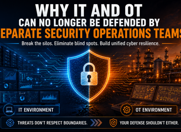 Cybersecurity operations protecting IT and OT environments with a unified security approach