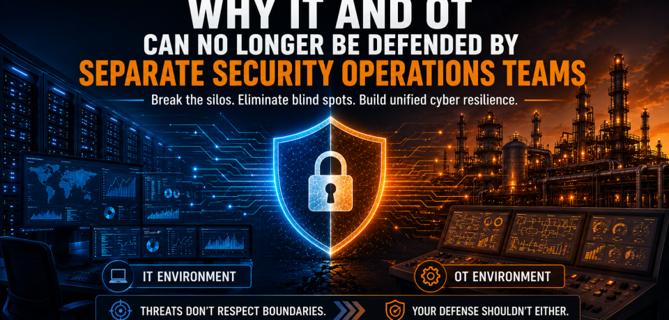 Cybersecurity operations protecting IT and OT environments with a unified security approach